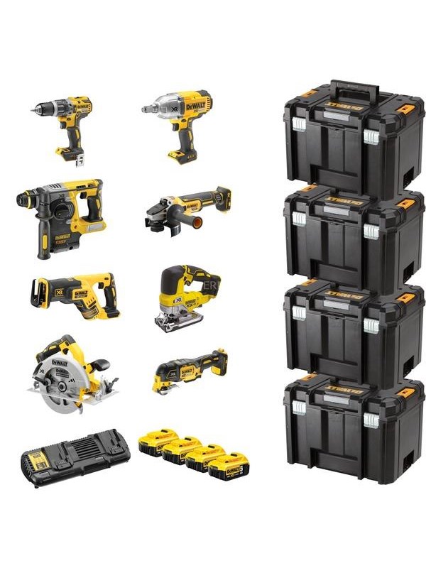 Dewalt Schwarz/Gelb Elektrowerkzeug Set, Dck865 - Image 4