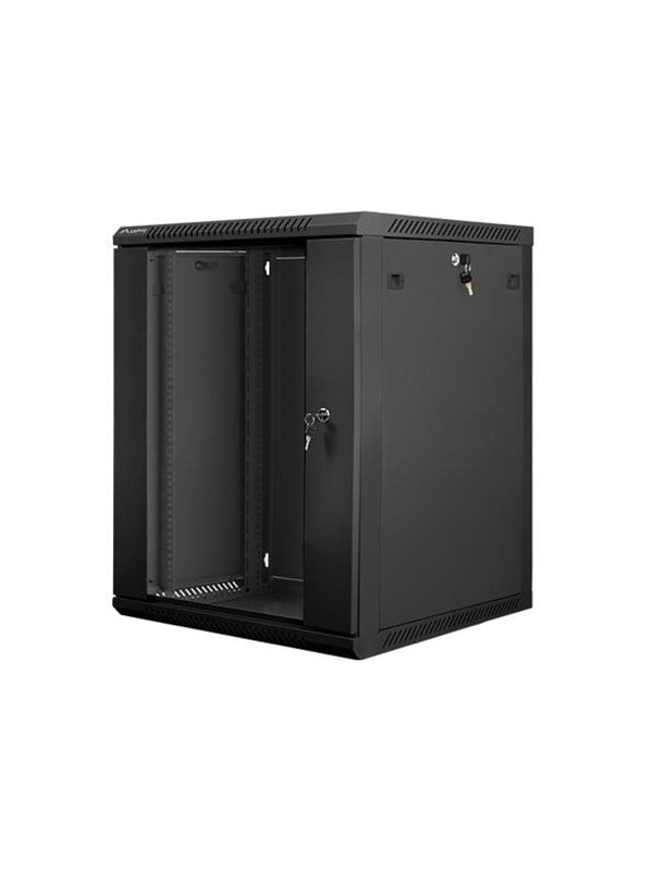 Lanberg WF01-6615-10B - 15U - Wall Mount Rack Cabinet