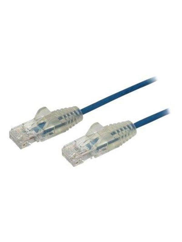 StarTech.com 1.5m CAT6 Cable - Blue Slim CAT6 Patch Cord - Snagless - LSZH - patch cable - 1.5 m - blue - Blau - 1m