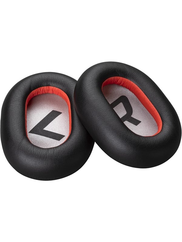 HP Poly Voyager 8200 Black Leatherette Ear Cushions 2 Pieces 85Q42AA
