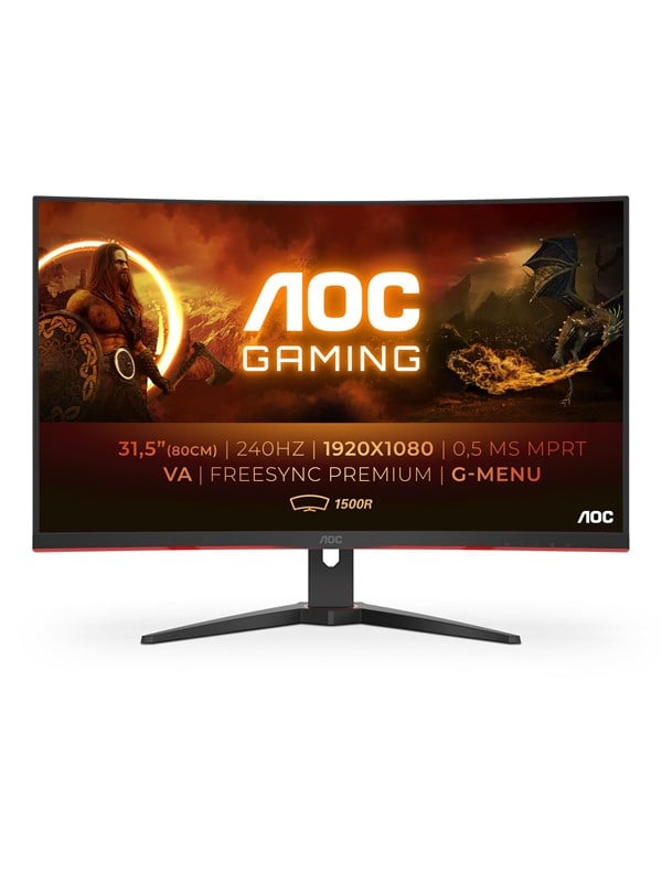 Image of 31.5" AOC G2 Series C32G2ZE - 1920x1080 (FHD) - 240Hz - VA