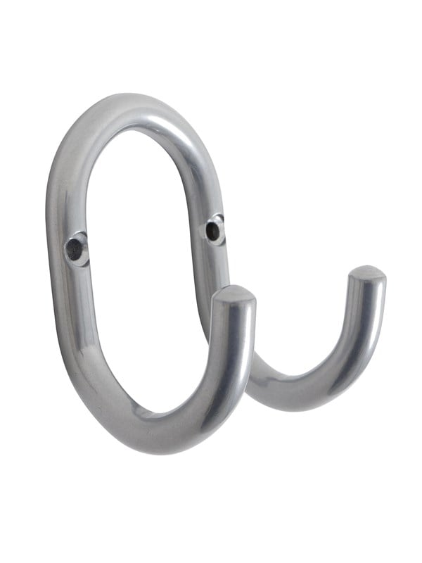 Home>it Coat hook double A3 - satin