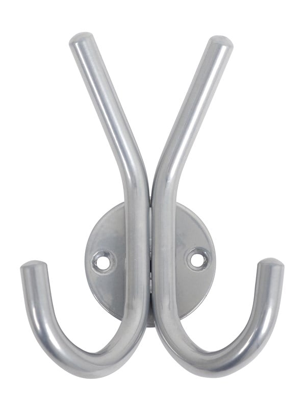 Home>it Hat hook double A10 - satin