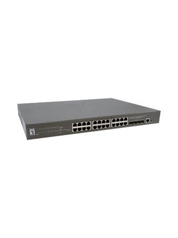 LevelOne GTP-2871 - switch - 28 ports - Managed - rack-mountable
