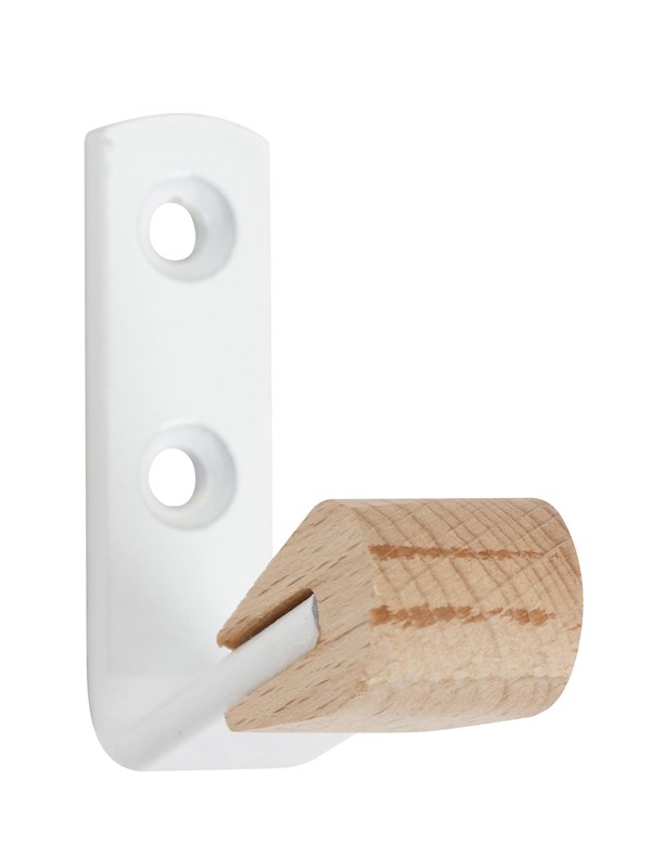 Home>it Small beechwood peg - white