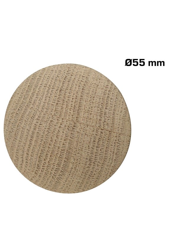 Home>it Wooden knob Ø55 mm - oak