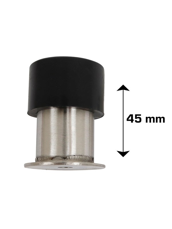 Home>it Door stopper floor Ø25 x H45mm - stainless steel