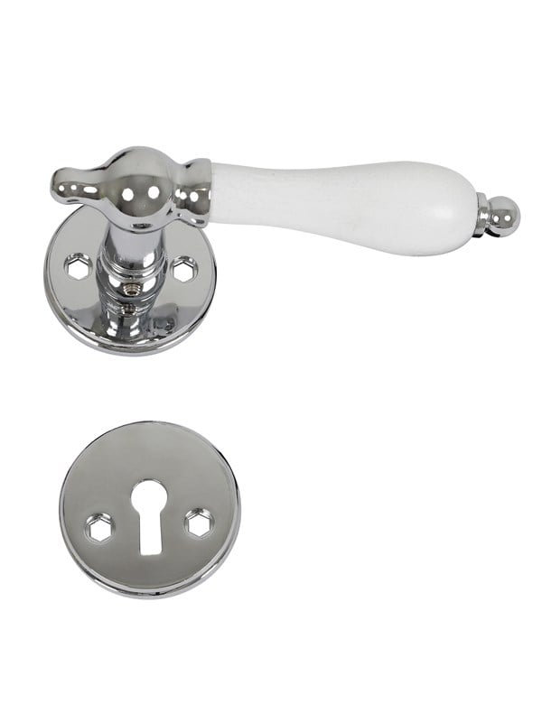 Home>it Shiny door handle - white grip