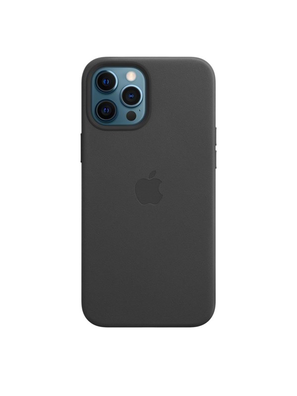 Apple iPhone 12 Pro Max Leather Case with MagSafe - Black
