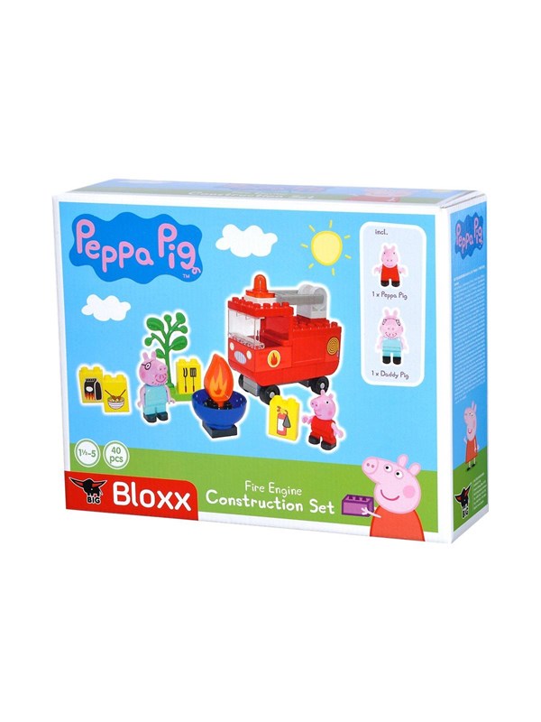 Bloxx 800057146 Peppa Pig Feuerwehrauto Bausatz