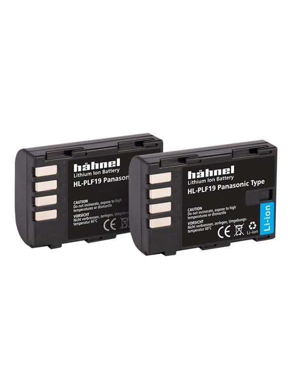 Hähnel Fototechnik HL-PLF19 2er Kamera-Akku ersetzt Original-Akku (Kamera) DMW-BLF19 DMW-BLF19E DMW-BLF19PP 72 V 1970 mAh
