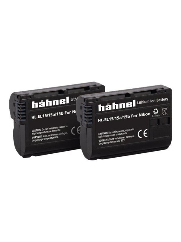 Hhnel Battery Nikon HL-EL1515A15B  EN-EL15AB Twin Pack