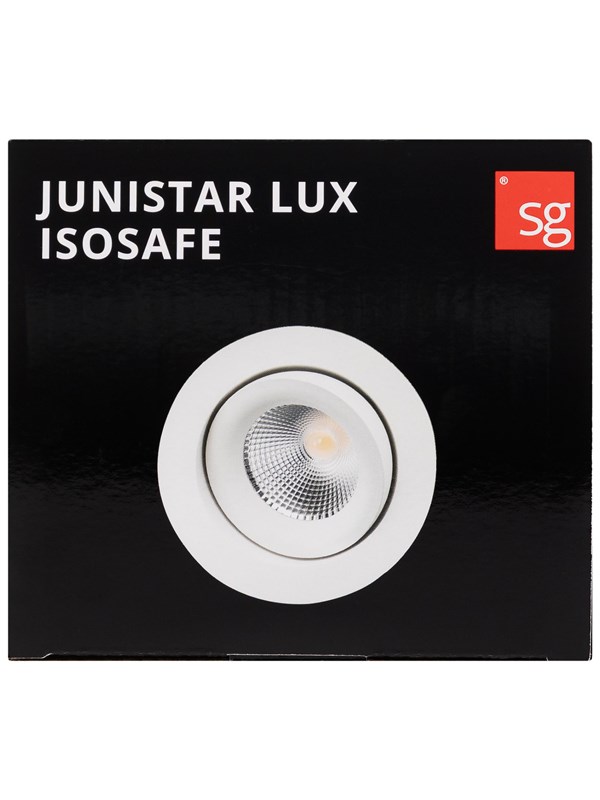 SG Armaturen Junistar lux isosafe brushed steel 3000k