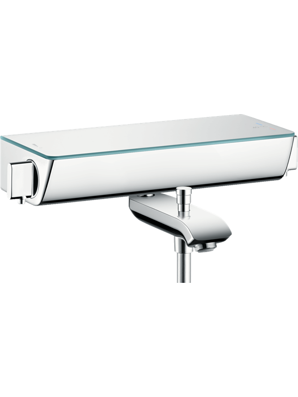 Select Wannen Thermostat 13141000 Ecostat chrom Aufputz mit ESG-Ablage - Hansgrohe