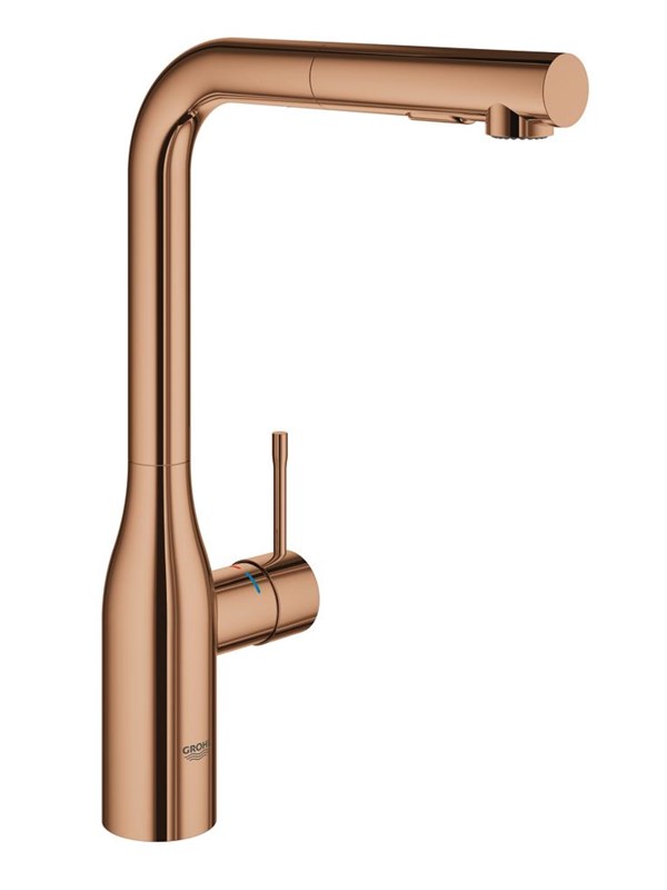 Grohe Essence, Einhand-Spültischbatterie, DN 15, warm sunset