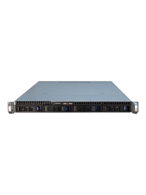 Inter-Tech IPC 1U-1404 - Gehuse - Server Rack - Schwarz