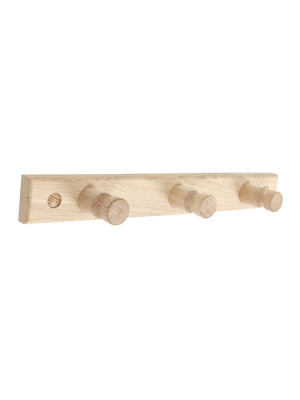 Home>it Oak coat rack - 3 pegs