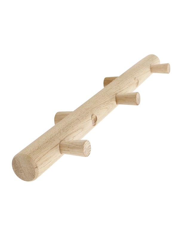 Home>it Smart oak coat rack - 3 pegs