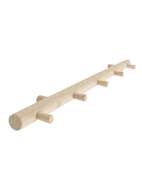 Home>it Smart oak coat rack - 5 pegs