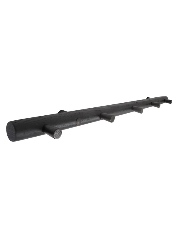 Home>it Smart oak coat rack - 5 pegs - black