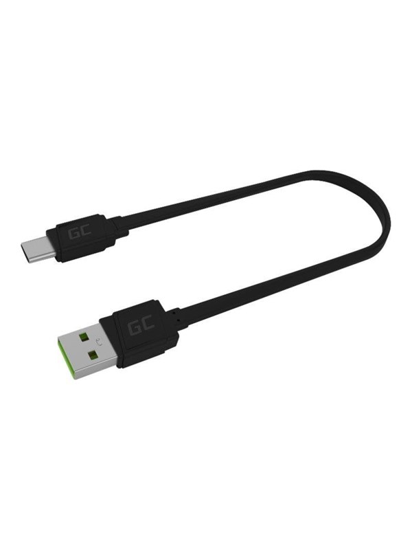 Kabel Green Cell KABGC03 USB A auf USB C 0,25 m Schwarz 0,48 Gbit/s
