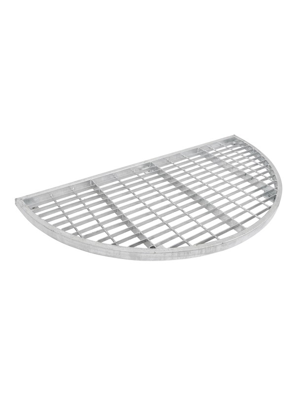Home>it Doorstep grid semicircular - galvanised