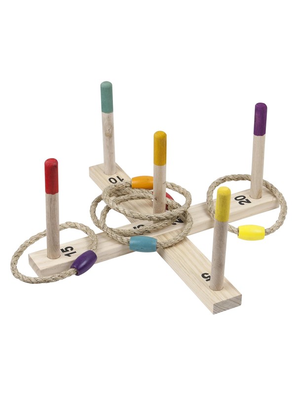Image of Happy Summer SPRING SUMMER Ring Toss Game Wood