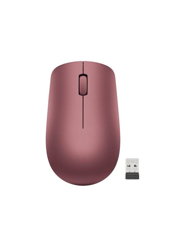 Lenovo 530 Wireless Mouse - mouse - 24 GHz - Cherry Red - Maus Rot
