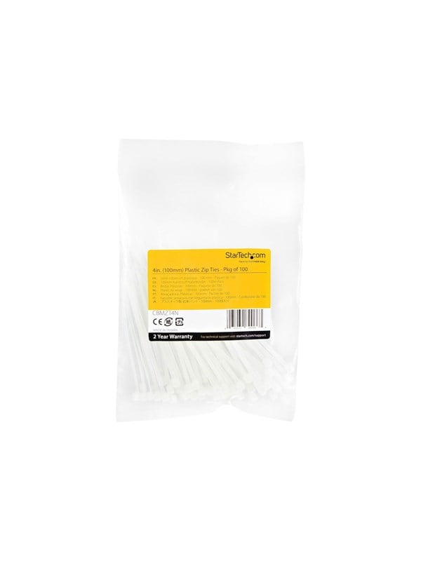 StarTechcom Cable Ties 2mm 100 pcs