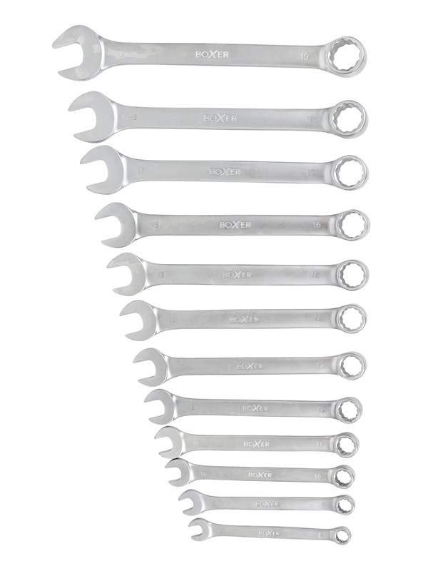 Boxer Combination spanner set - 12 pcs.