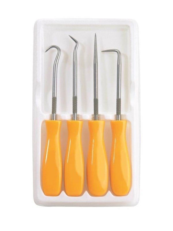 Bahco Miniatur-Werkzeug-Satz Mit Haken/Anreißwerkzeugen/Pickeln, 150 X 80 X 17 Mm - 4-Tlg. - Bild 2