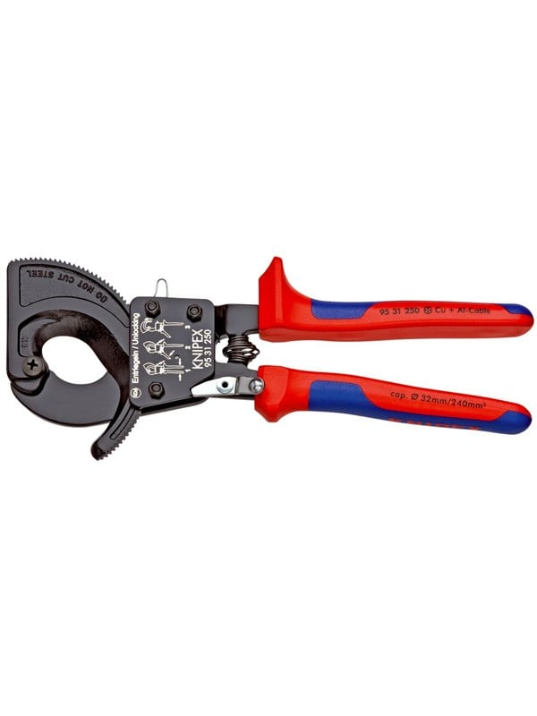 Knipex Kabelschere 95 31 250 4003773043935 schwarz lackiert 25,0 cm 4003773043935 Knipex