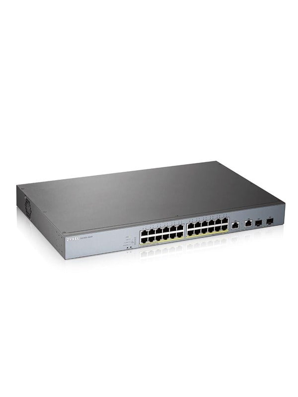 ZyXEL GS1350-26HP 24-port GbE Smart Managed PoE Switch with GbE Uplink
