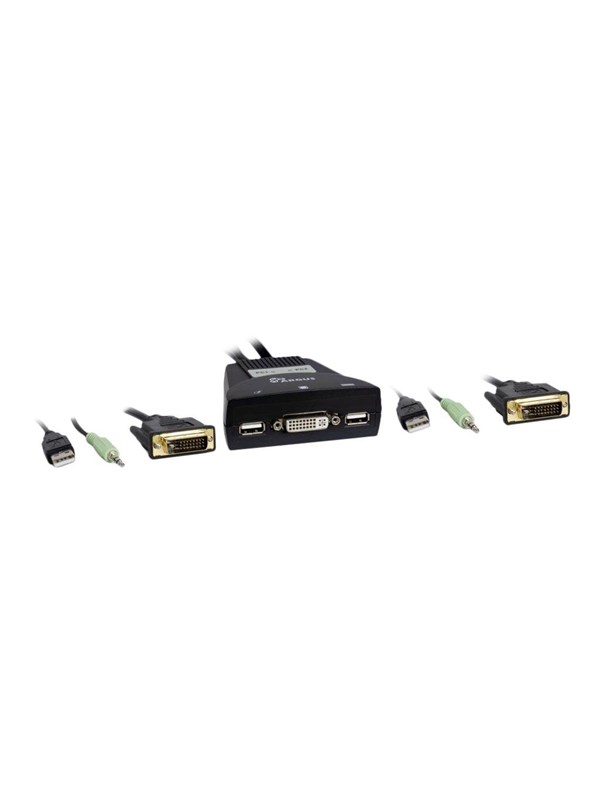 Inter-Tech KVM-LS-21DA - DVI  USB  Audio
