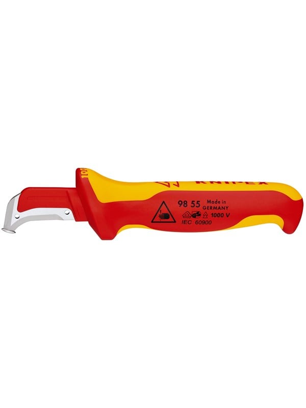 Knipex Kabelmesser 98 55 Geeignet für Rundkabel 4003773022558 Knipex