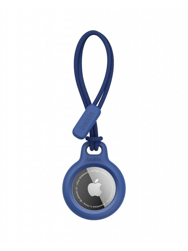 Belkin Schlüsselanhänger Apple AirTag Halterung blau 0745883786268 Belkin