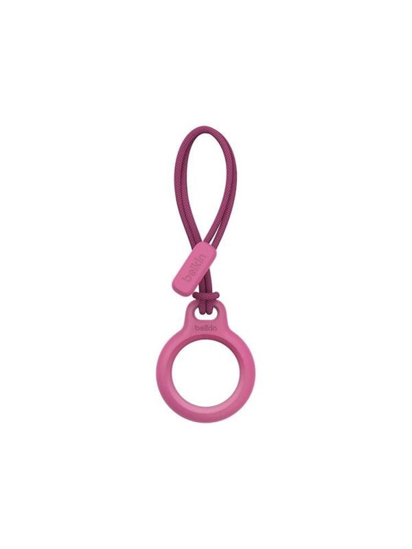 Belkin Schlüsselanhänger Apple AirTag Halterung pink 0745883786275 Belkin
