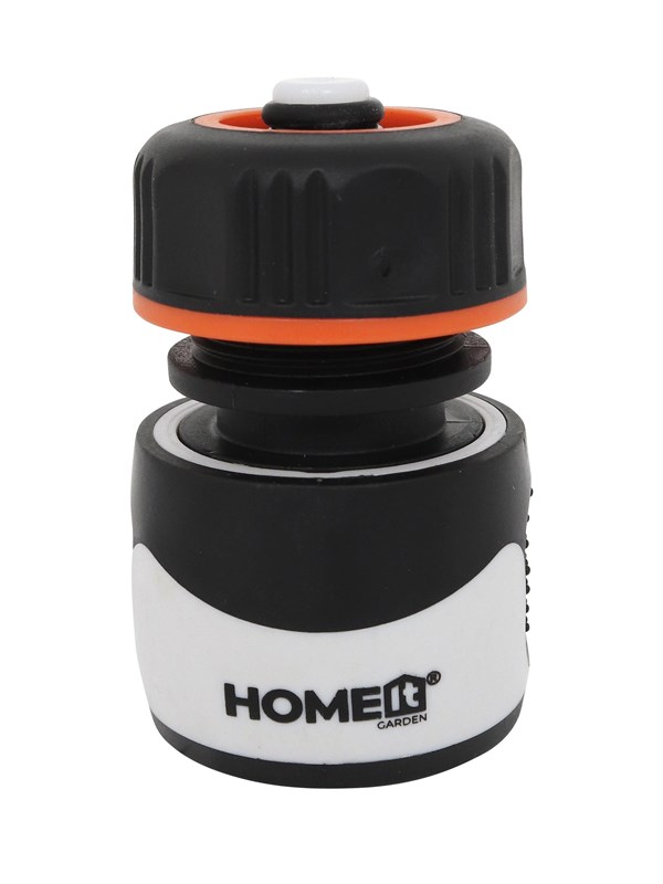 Green>it PLUS PLUS 1/2 hose connector with stop valve