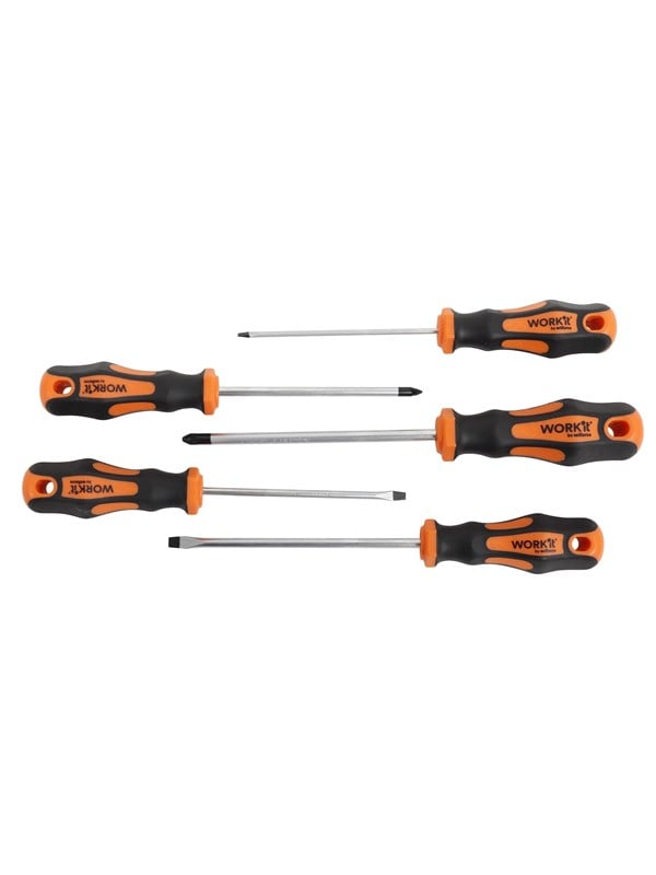 Work>it Screwdriver set combi 5 pcs