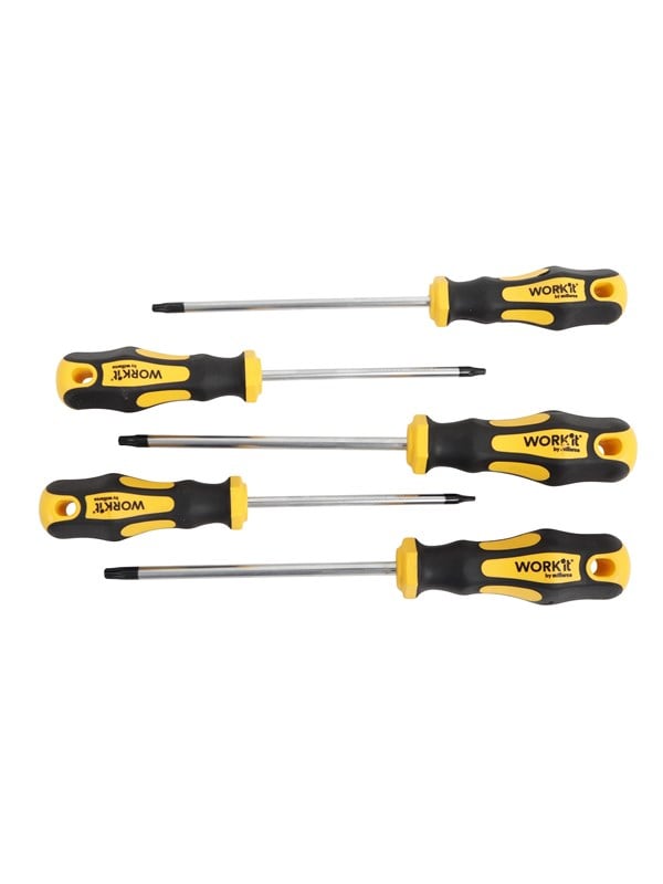Work>it TORX screwdriver set 5 pcs.