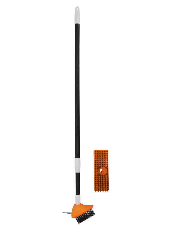 Green>it Flagstone cleaner set with telescopic shaft