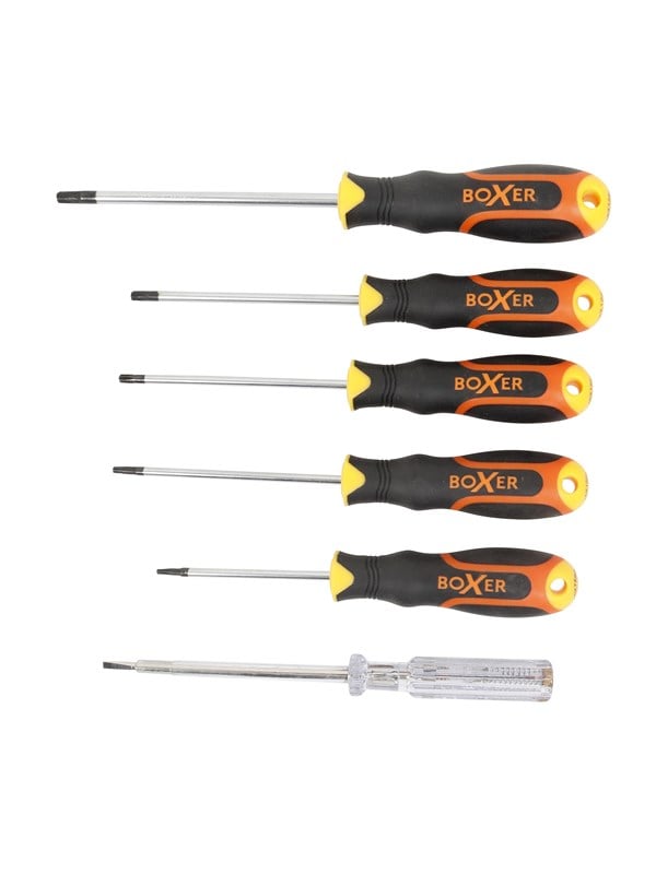 Boxer Screwdriver set TORX 6 pieces