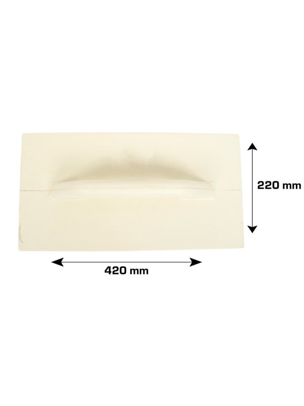 Work>it Plaster float Yellow-PUR 220 x 420mm