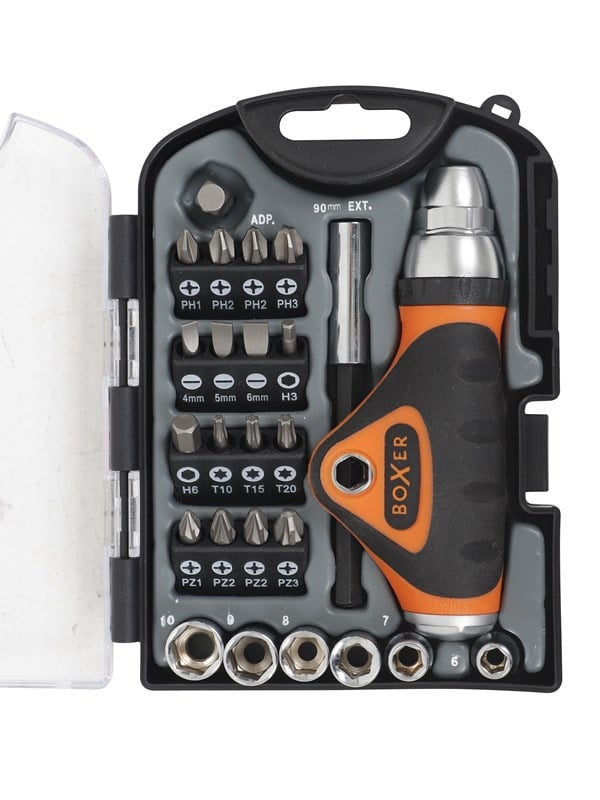 Boxer Socket and bit set - 25 pieces