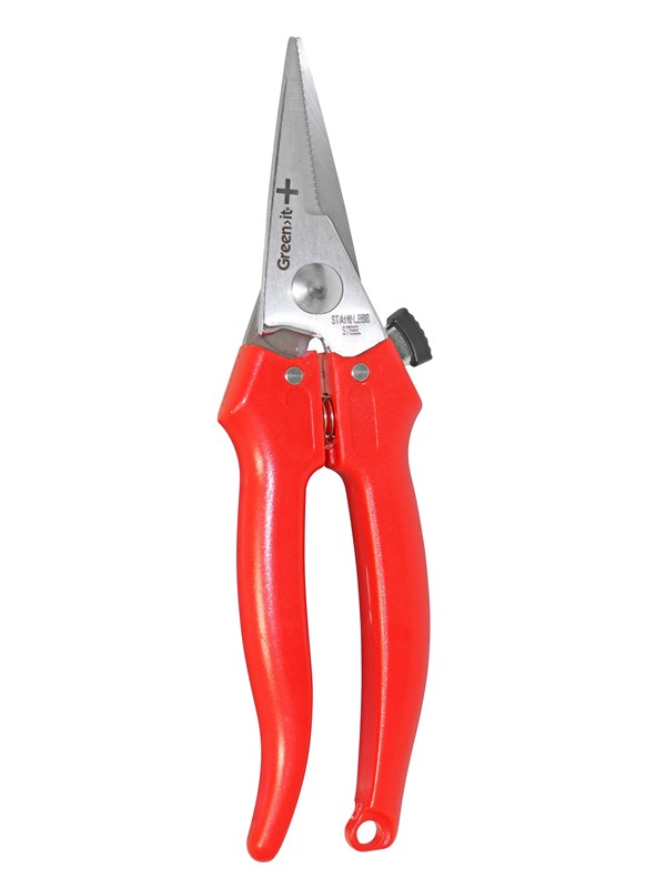 Green>it PLUS Picking and trimming snips PLUS-310 with straight cutting ed