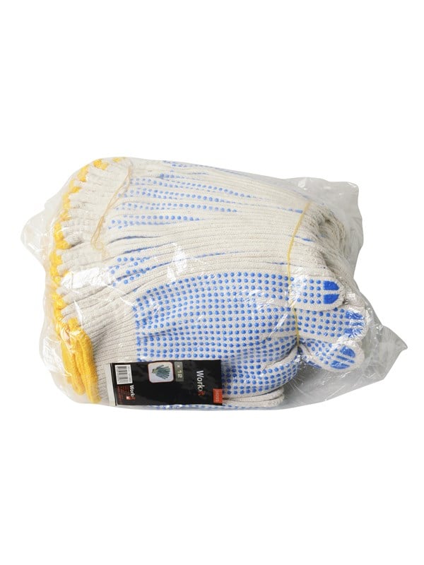 Work>it Dotted gloves 12-pack