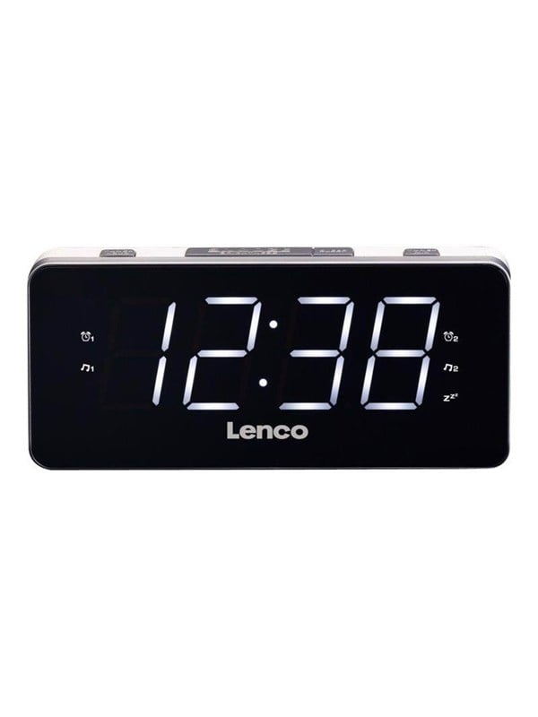 Image of Lenco CR-18 - clock radio - FM - Weiß