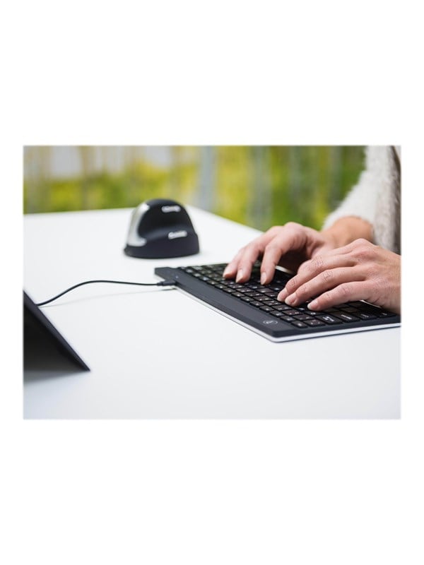 R-Go Tools R-Go Compact Break - Tastatur - Deutsch - Schwarz