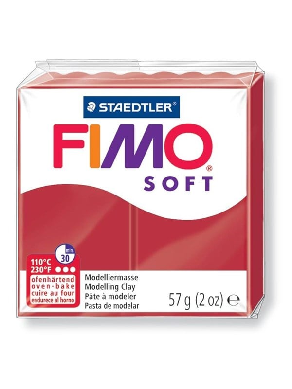 Staedtler Mod clay FIMO soft Christmas red
