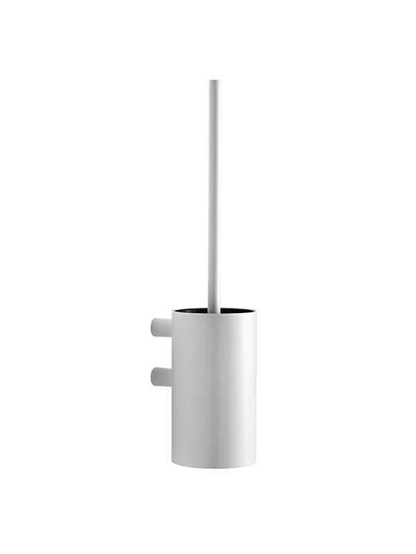 Pressalit toilet brush for wall mounting matt white